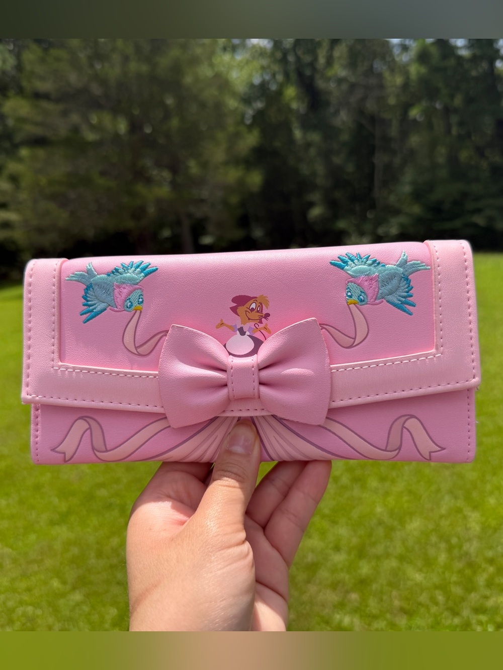 Loungefly Disney Cinderella 70th Anniversary Pink Dress Flap Wallet